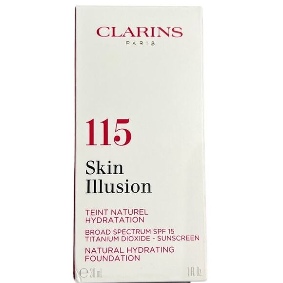 CLARINS PARIS 115 Cognac Skin Illusion Foundation 1oz-NIB - Picture 2 of 7